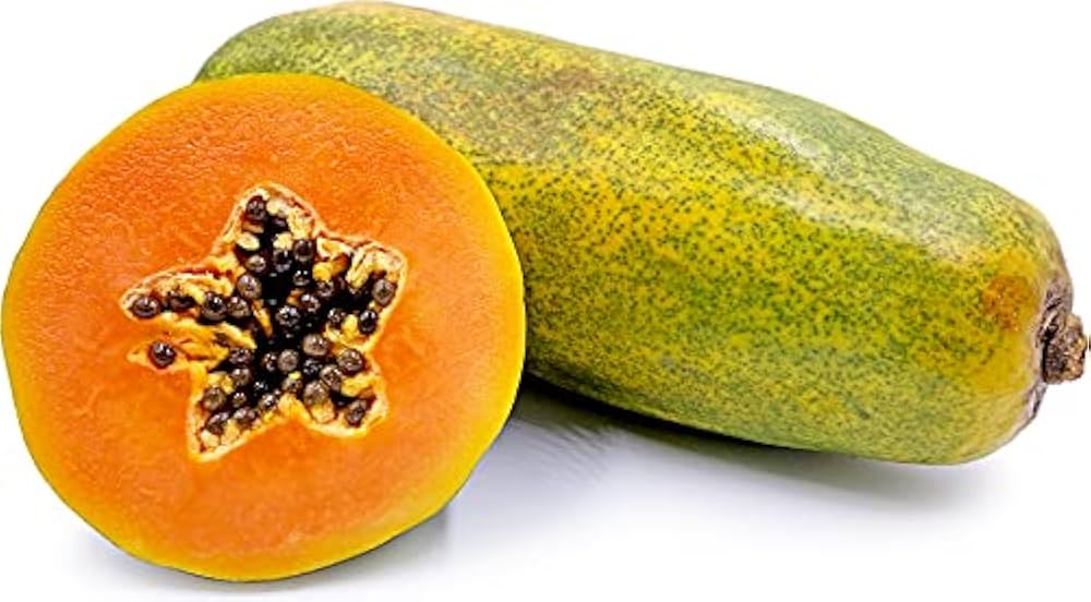 Maradol Mexican Papaya Fruit Seeds for Planting – Sweet, Juicy Tropical Fruits, Heirloom & Non-GMO, High Germination