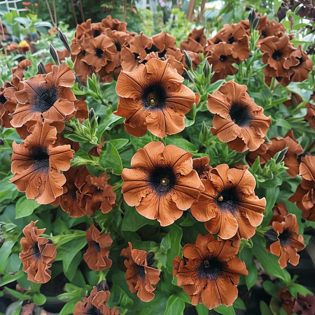 Brown Petunia Flower Seeds for Planting – Heirloom Non-GMO, High Germination Organic Garden Seeds