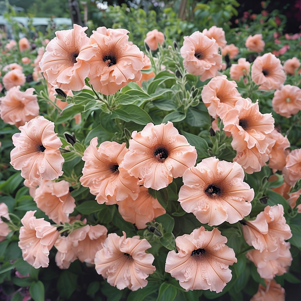 Peach Petunia Flower Seeds for Planting - Heirloom, NON-GMO, Easy to Grow Garden Blooms