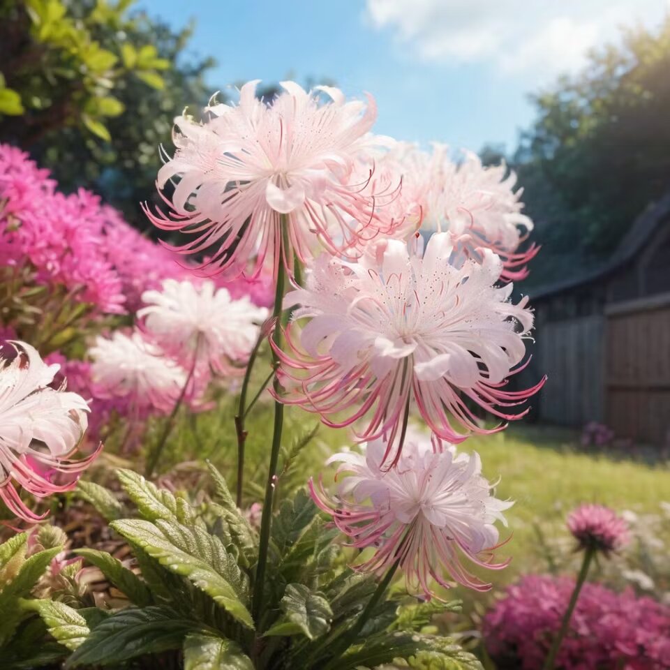 barefoot pink spider lily Light Pink Spider Lily Flower Seeds Heirloom Non-GMO – Neeraseeds