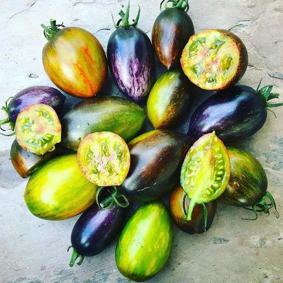 Atomic Grape Tomato Vegetable Seeds for Planting – Heirloom Non-GMO Organic Garden Seeds, High Germination