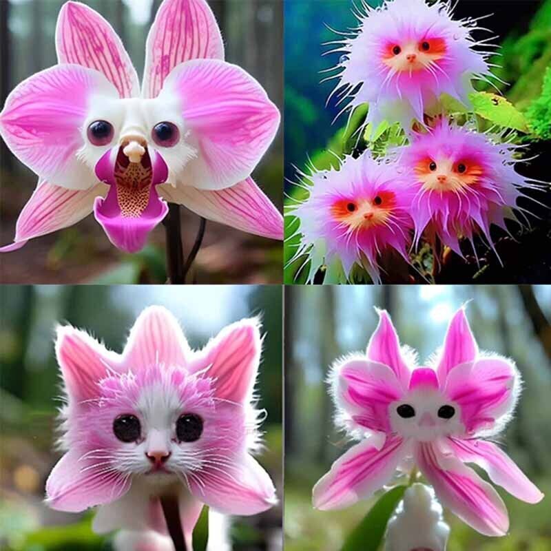 Cute Pink Cat's Eye Dazzle Flower Seeds Non-GMO – Neeraseeds