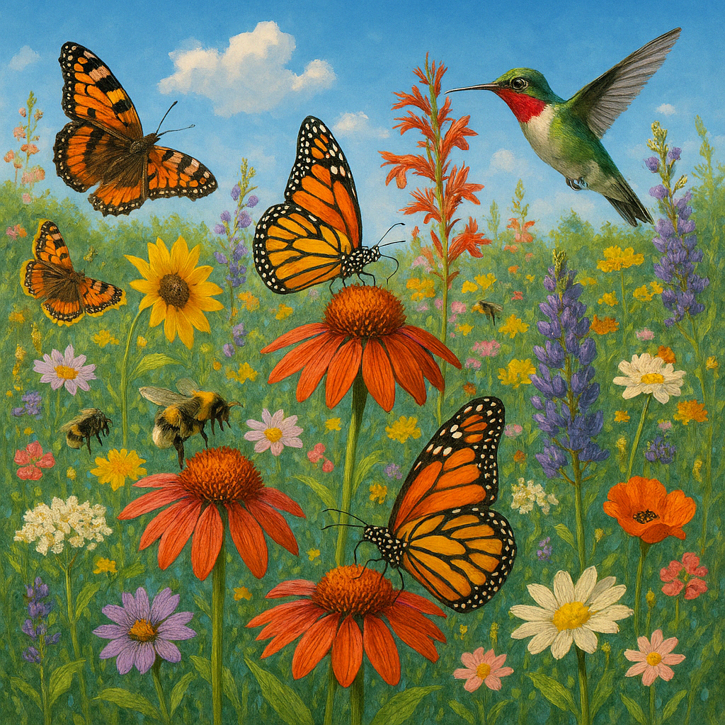 Transform Your Garden into a Haven for Pollinators and Bees with Wildflowers
