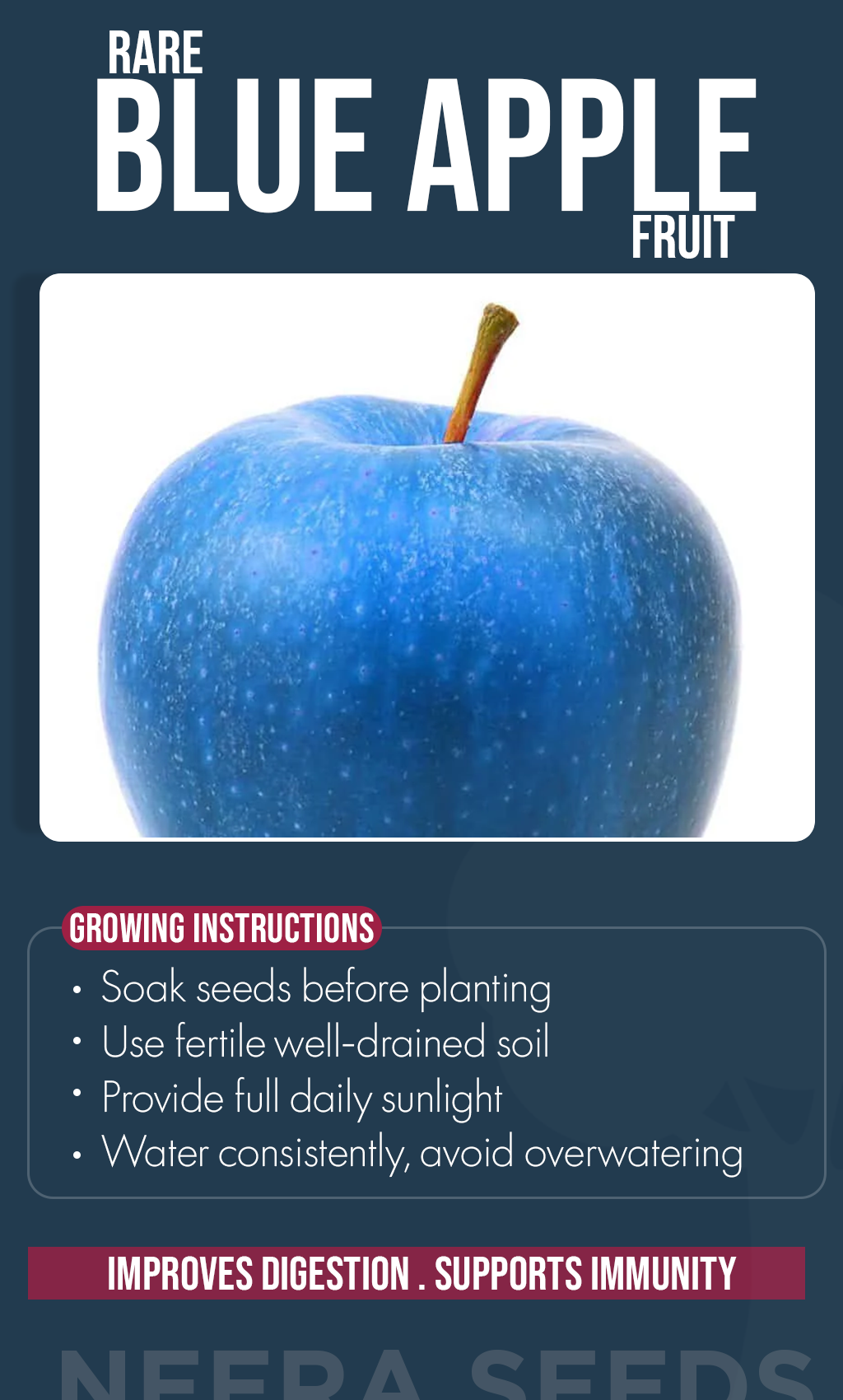 Grow the Extraordinary: Blue Apple Seeds for a Magical Summer Garden
