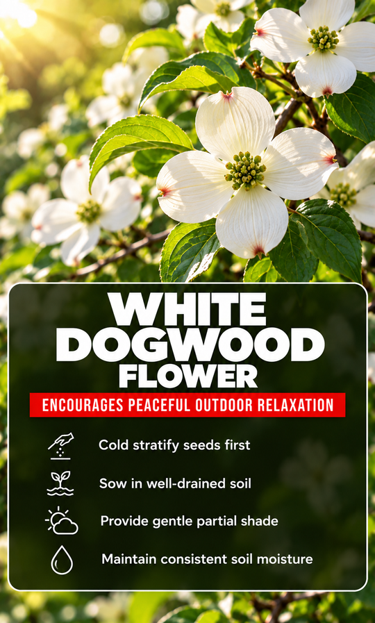 A Garden Dressed in White: Grow Beautiful White Dogwood Trees for Timeless Spring Blooms