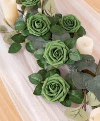 Army Green Rose Flower Seeds for Planting 100 pcs