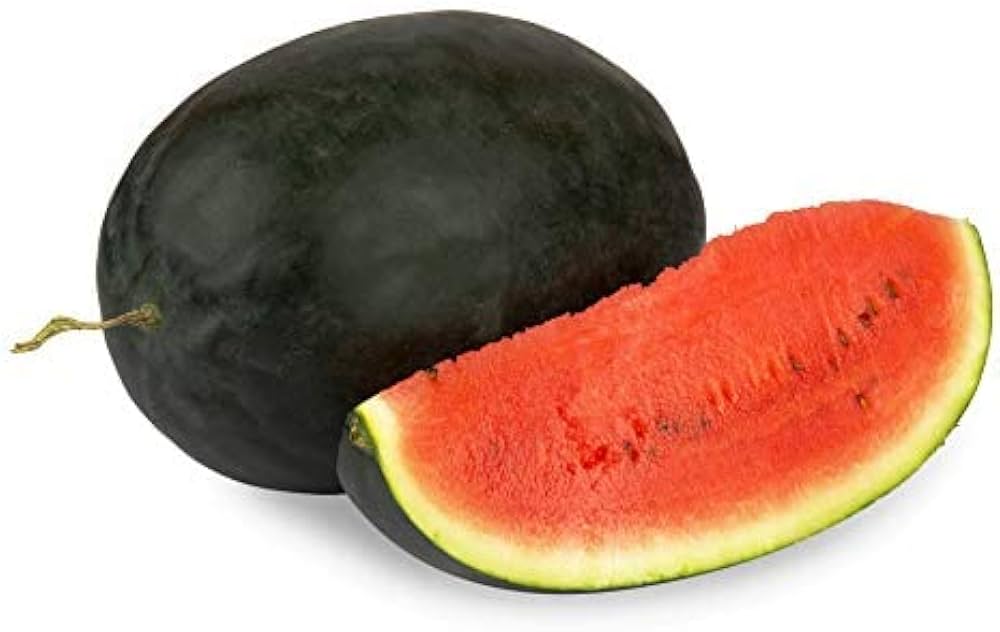 Black Watermelon Fruit Seeds for Garden Cultivation  100 pcs