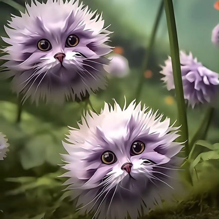 Amazing Purple Tiger Face Flower Seeds Heirloom Non-GMO High Germination Seeds for Planting