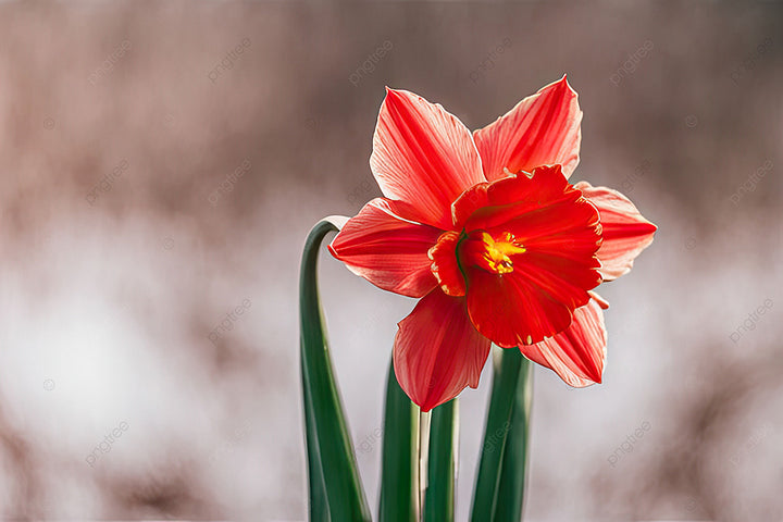 Red Daffodils Flower Seeds for Planting – Vibrant, Non-GMO, Heirloom Flower Seeds