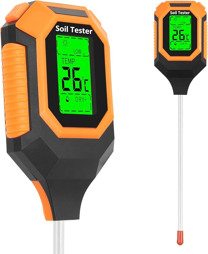 4-in-1 Soil Moisture &amp; pH Meter