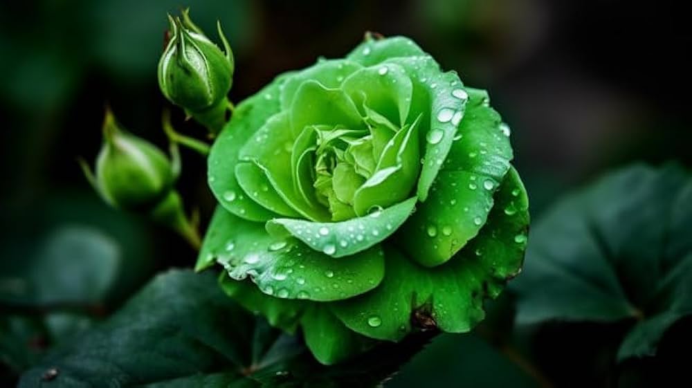 Fresh Unique Rose Flower Seeds for Planting, Sea Green 100 pcs