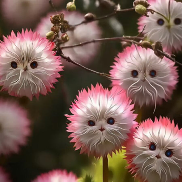 Red Cat Face Flower Seeds – Heirloom Non-GMO High Germination Organic Garden Seeds