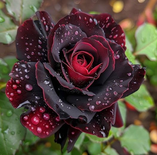 Black and Red Rose Flower Seeds for Planting 100 pcs