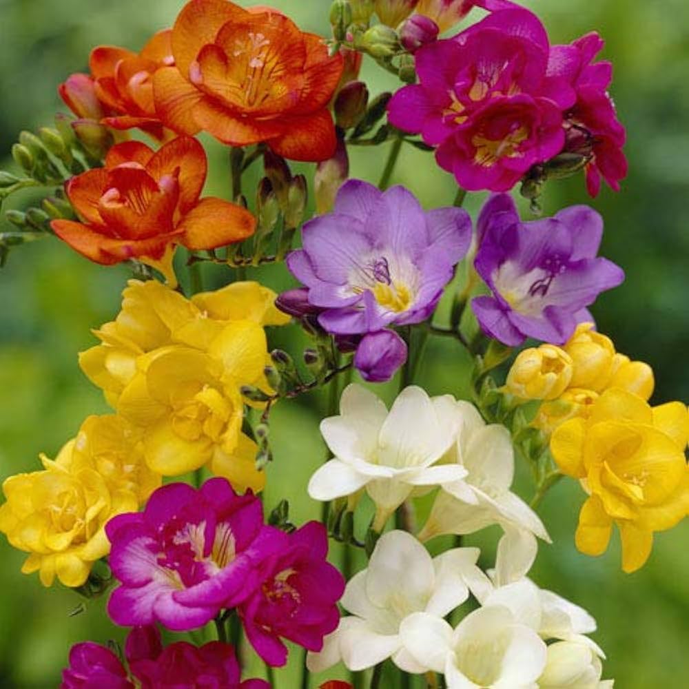 Multi Freesia Flower Seeds for Planting, Fresh, 100 pcs