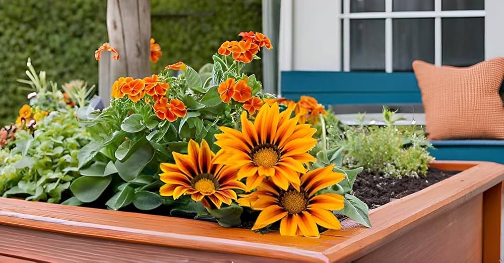 orange yellow flower seeds