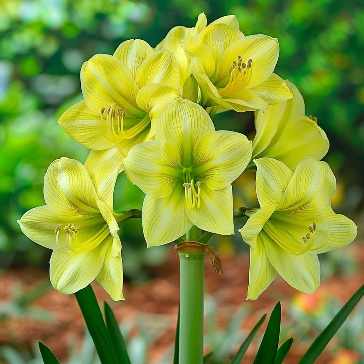 Light Green Amaryllis Flower Seeds for Planting – Heirloom, Non-GMO, High Germination Elegant Garden Blooms