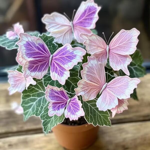 Pink Moonlight Butterfly Begonia Flower Seeds Heirloom Non-GMO High Germination Seeds