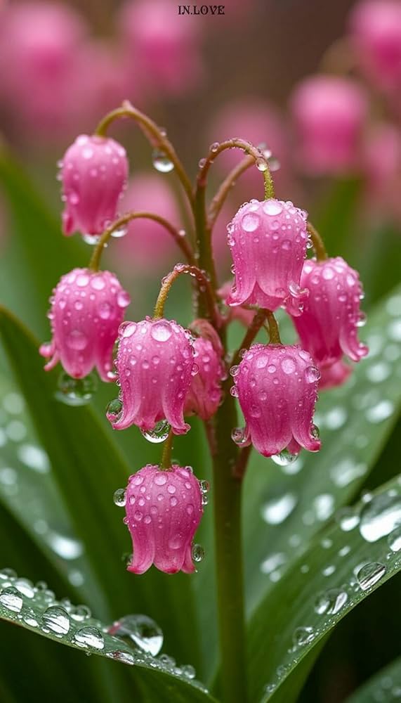 Pink Lily of the Valley flower Seeds for Planting - Non-GMO and Heirloom garden seeds
