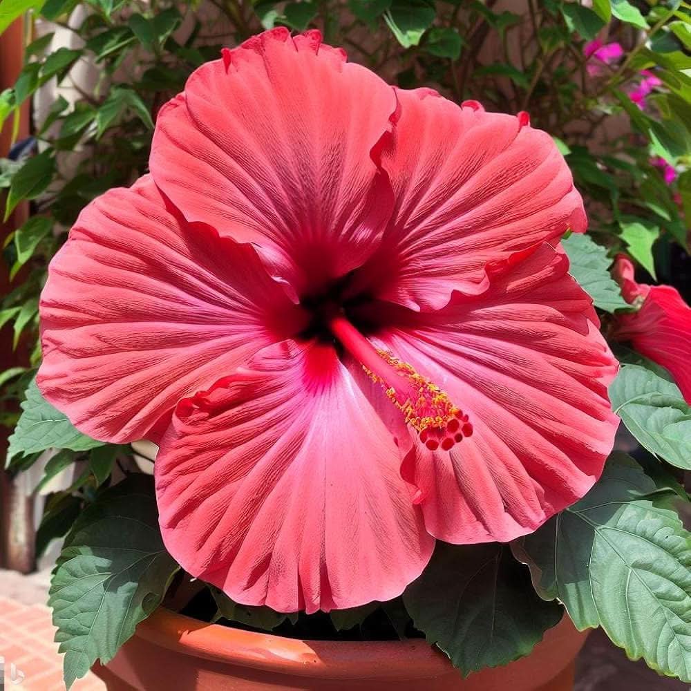 red pink flower seeds