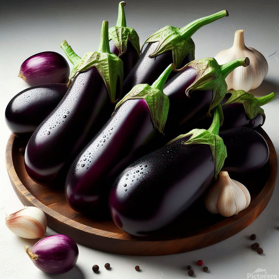 Økologisk Aubergine Zora frø til plantning