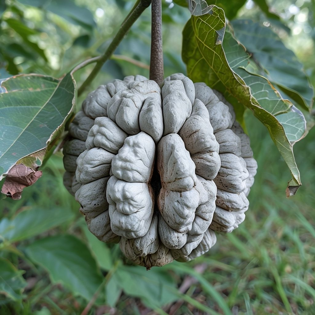 Soursop Fruit Seed for Planting - Grey Color Variety, Ideal for Home Garden, Heirloom and GMO Free Seeds