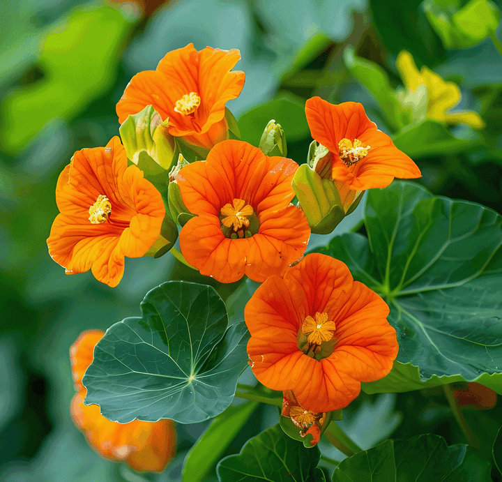 Heirloom Non-GMO Kapuzinerkresse Flower Seeds for Planting – Edible Blooms for Garden Borders