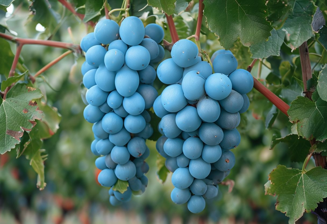 Heirloom Sky Blue Grape Fruit Seeds - Unique Grape Varieties for Your Garden, Ideal for Home Garden