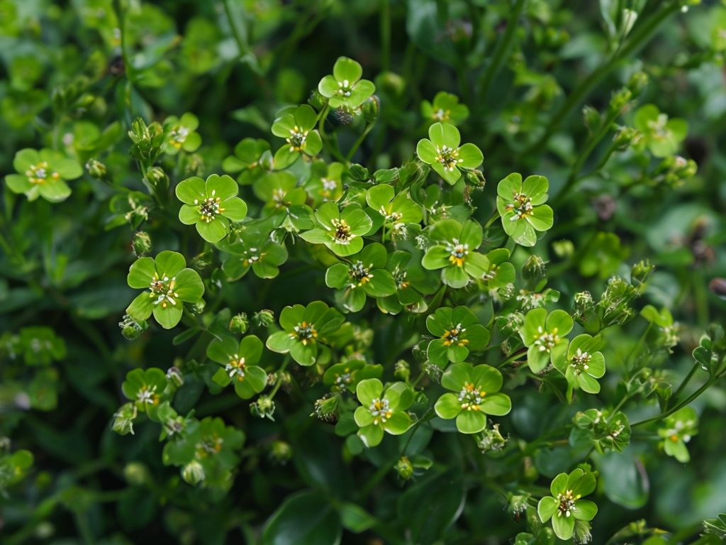 Green Rock Cress Flower Seeds for Planting - 100 pcs