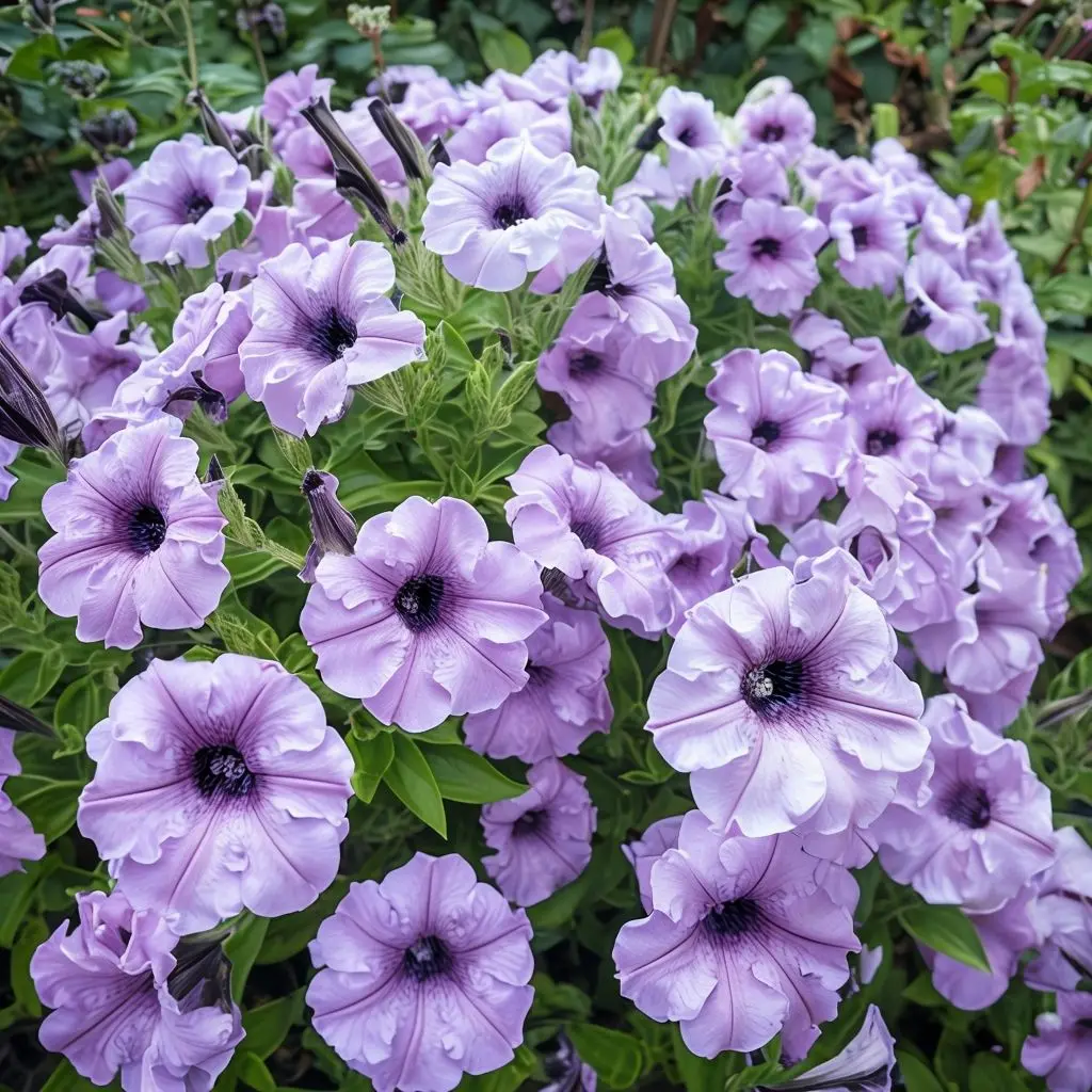 violet light flower seeds
