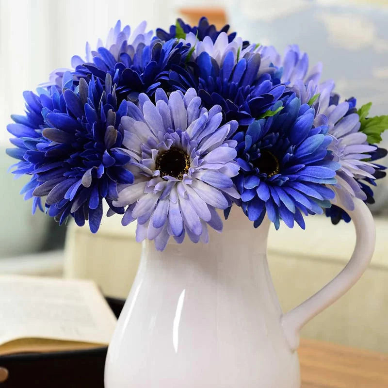 blue daisy flower seeds Blue Gerbera Daisy Flower Seeds for Planting – Heirloom Non-GMO Organi – Neeraseeds