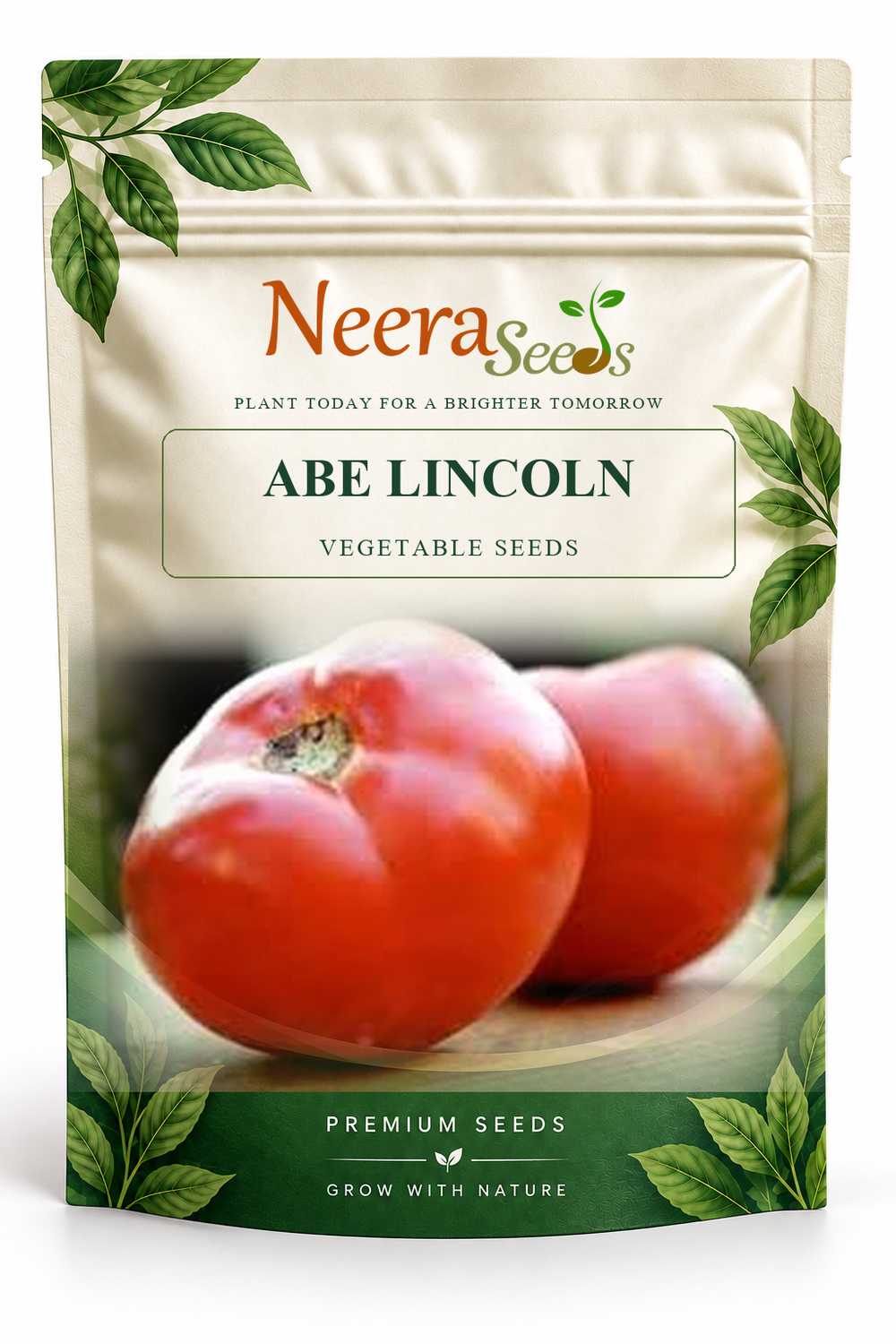 Neera Seeds Packaging Pouch - ABE LINCOLN VEGETABLE SEEDS