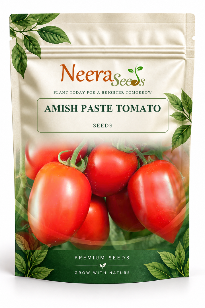 Neera Seeds Packaging Pouch - AMISH PASTE TOMATO SEEDS