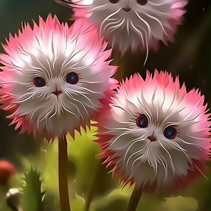 Red Cat Face Flower Seeds – Heirloom Non-GMO High Germination Organic Garden Seeds