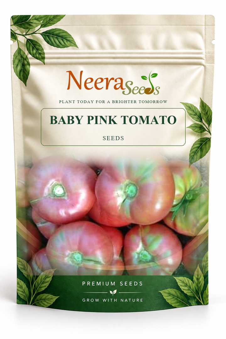 Neera Seeds Packaging Pouch - BABY PINK TOMATO SEEDS