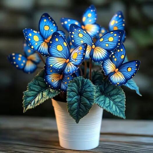 Moonlight Butterfly Begonia Flower Seeds – Heirloom Non-GMO High Germination Seeds