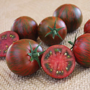 Heirloom Non-GMO Purple Red Tomato Seeds for Home Garden Planting