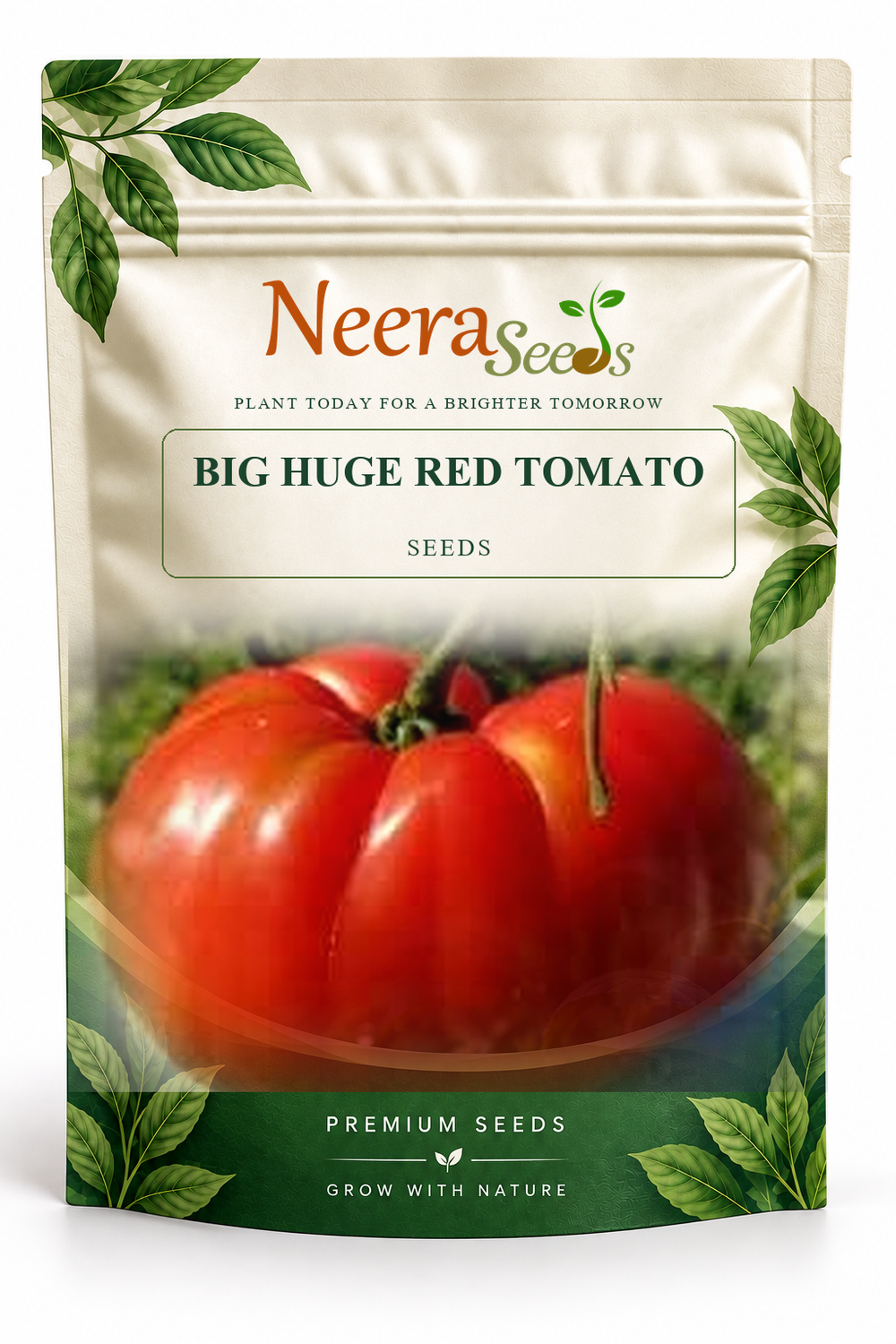 Neera Seeds Packaging Pouch - BIG HUGE RED TOMATO SEEDS
