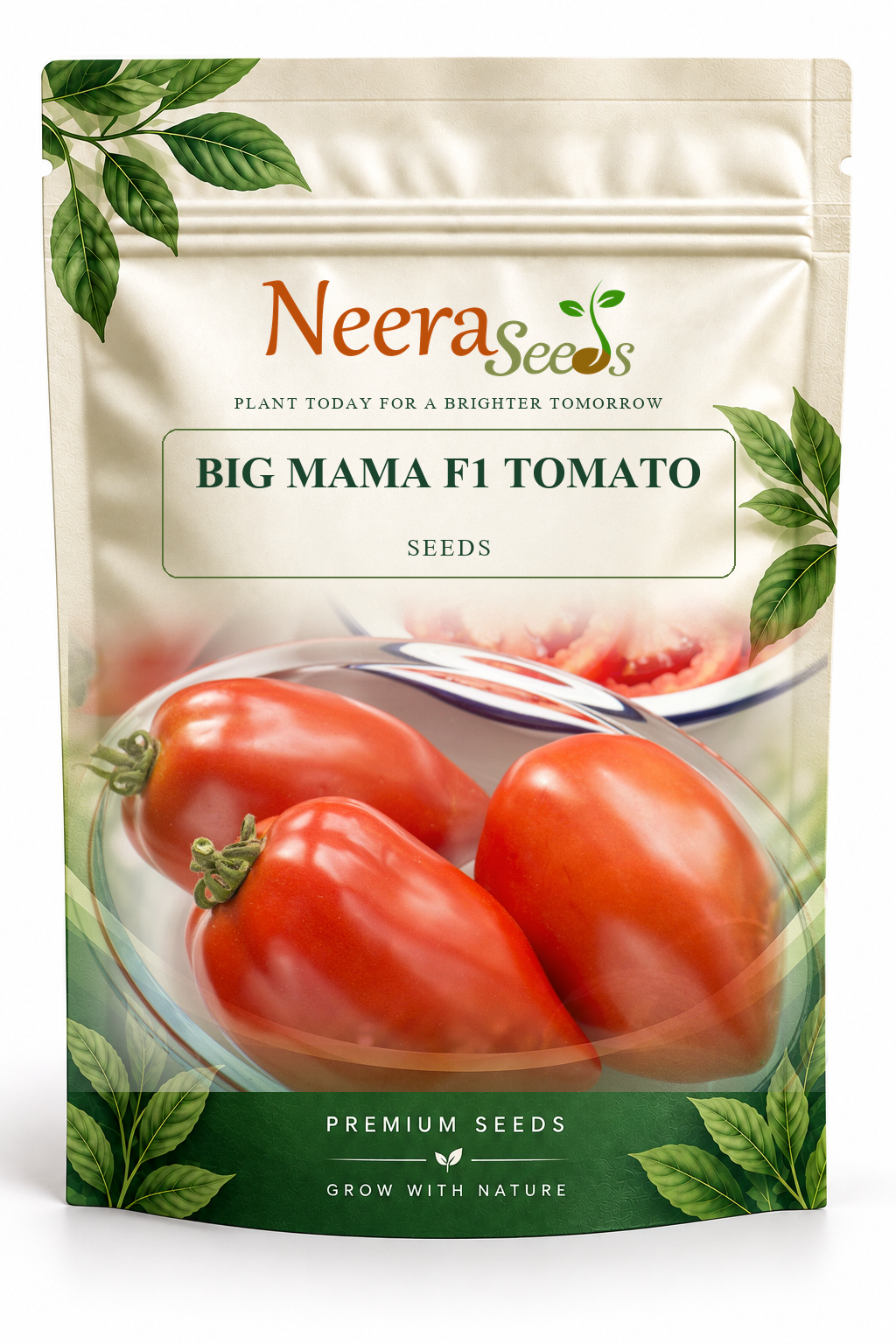 Neera Seeds Packaging Pouch - BIG MAMA F1 TOMATO SEEDS