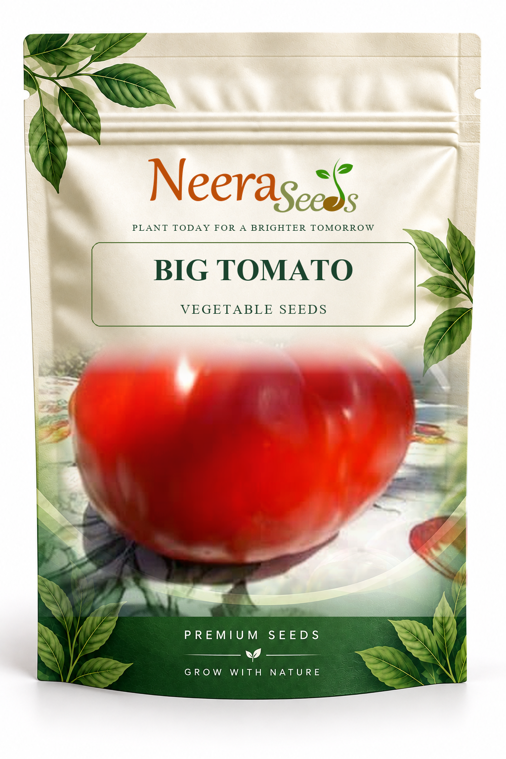Neera Seeds Packaging Pouch - BIG TOMATO VEGETABLE SEEDS