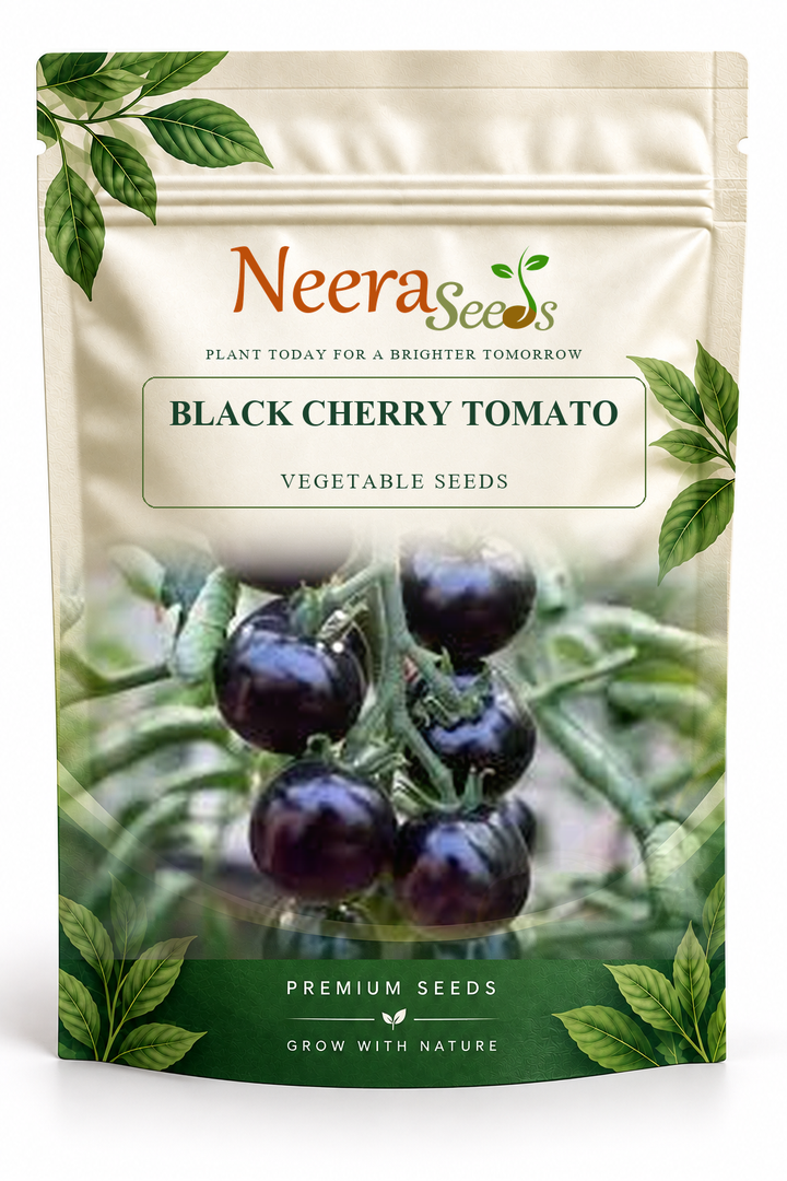 Neera Seeds Packaging Pouch - BLACK CHERRY TOMATO VEGETABLE SEEDS