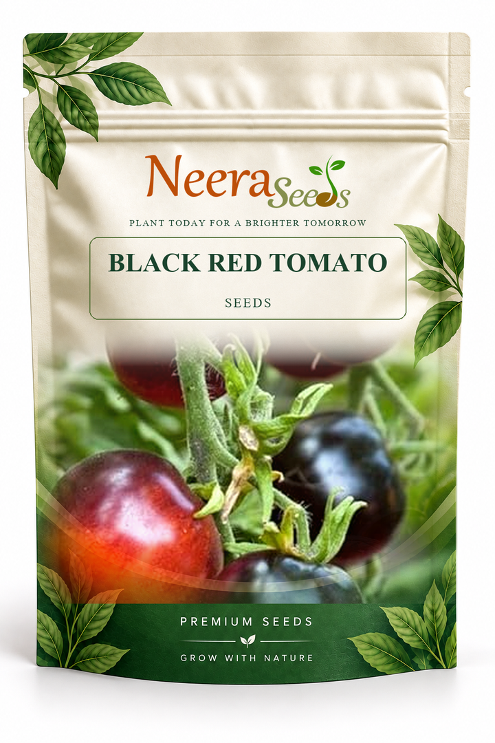Neera Seeds Packaging Pouch - BLACK RED TOMATO SEEDS