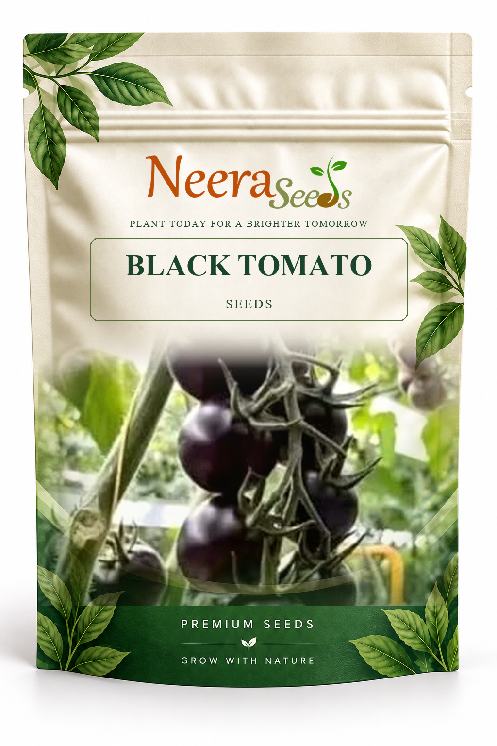 Neera Seeds Packaging Pouch - BLACK TOMATO SEEDS