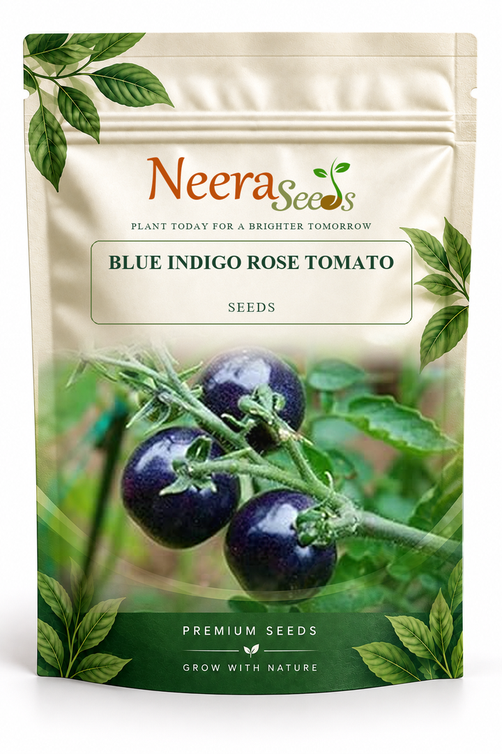 Neera Seeds Packaging Pouch - BLUE INDIGO ROSE TOMATO SEEDS