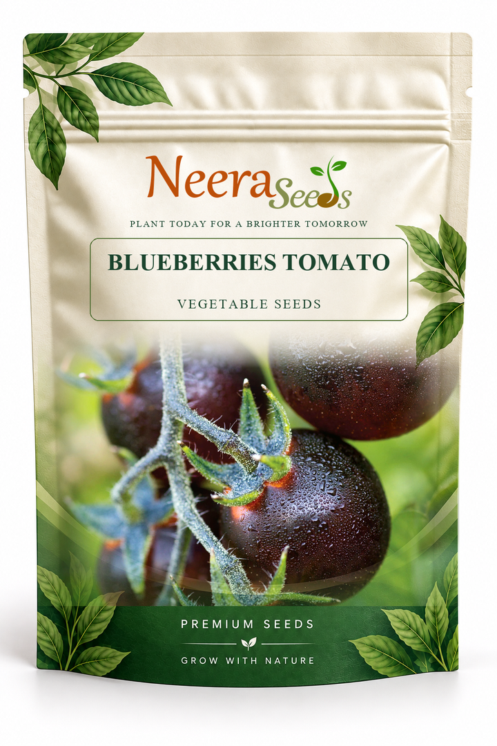 Neera Seeds Packaging Pouch - BLUEBERRIES TOMATO VEGETABLE SEEDS