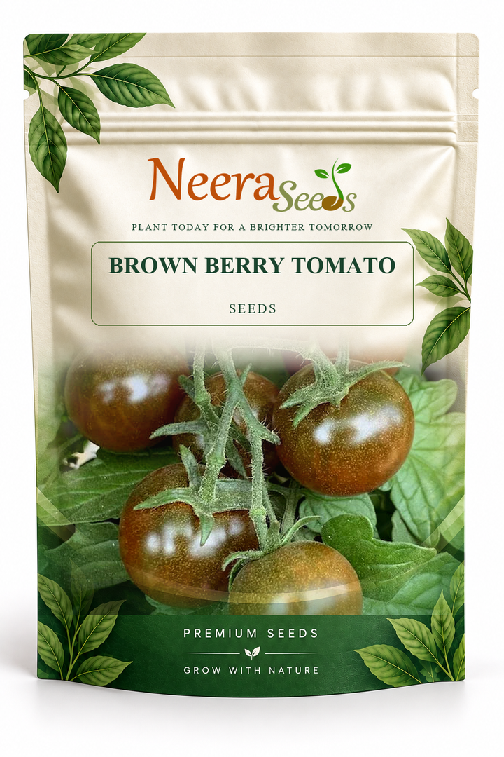 Neera Seeds Packaging Pouch - BROWN BERRY TOMATO SEEDS