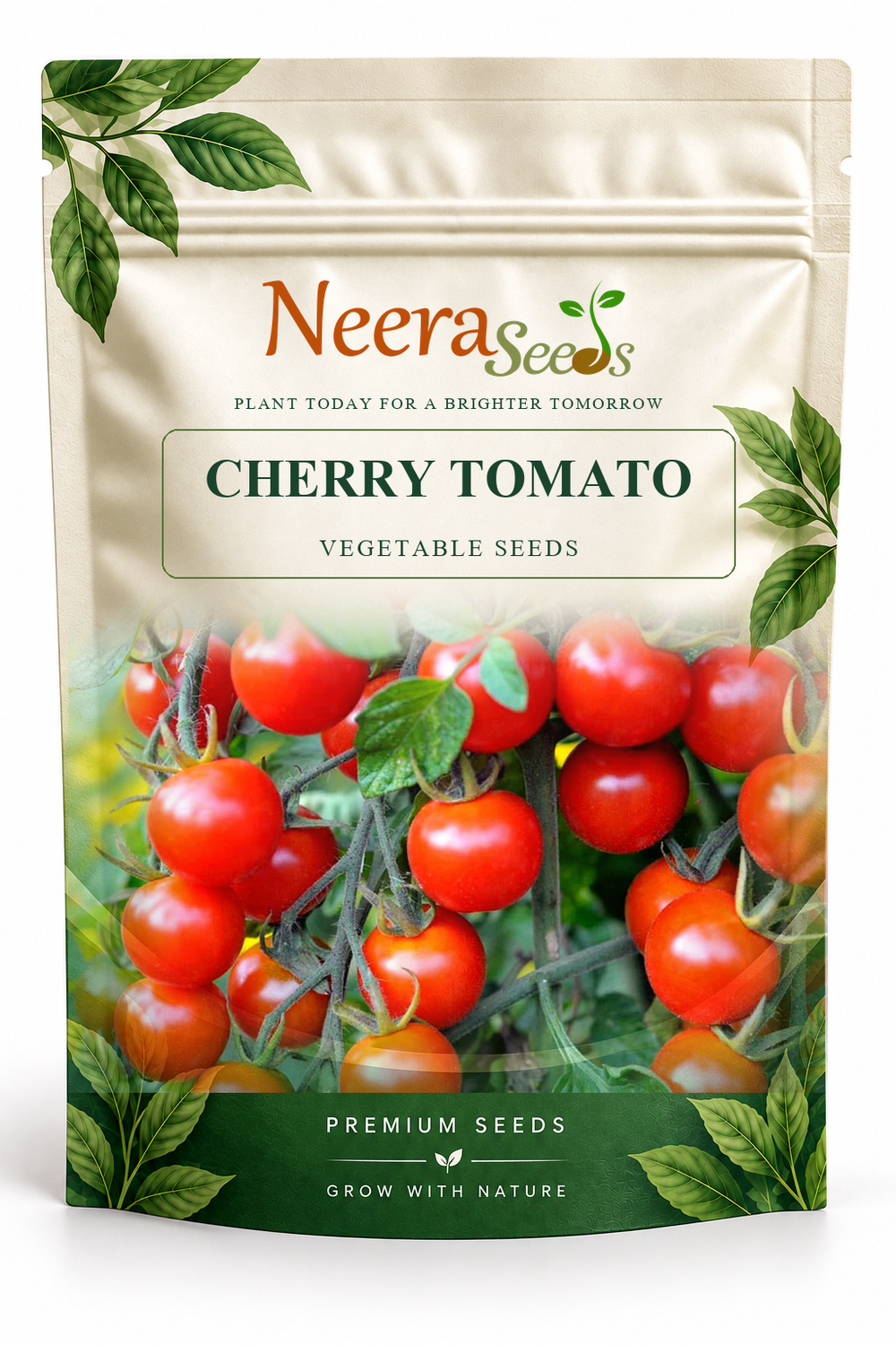 Neera Seeds Packaging Pouch - CHERRY TOMATO VEGETABLE SEEDS