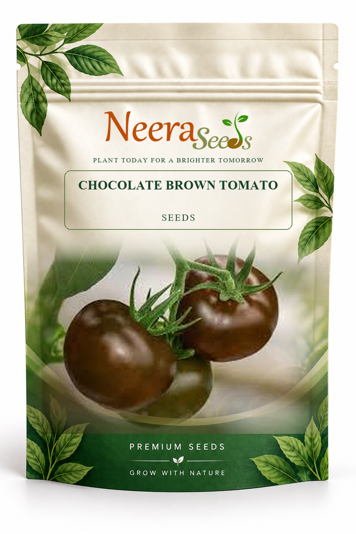 Neera Seeds Packaging Pouch - CHOCOLATE BROWN TOMATO SEEDS