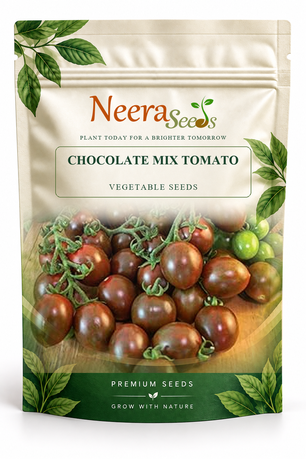 Neera Seeds Packaging Pouch - CHOCOLATE MIX TOMATO VEGETABLE SEEDS