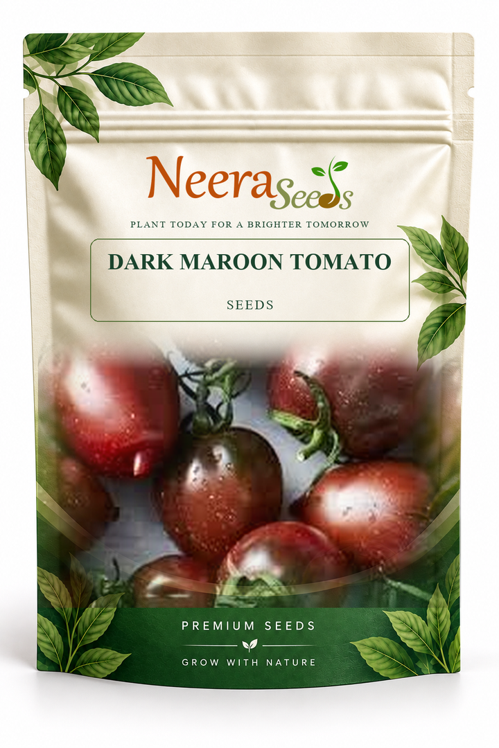 Neera Seeds Packaging Pouch - DARK MAROON TOMATO SEEDS