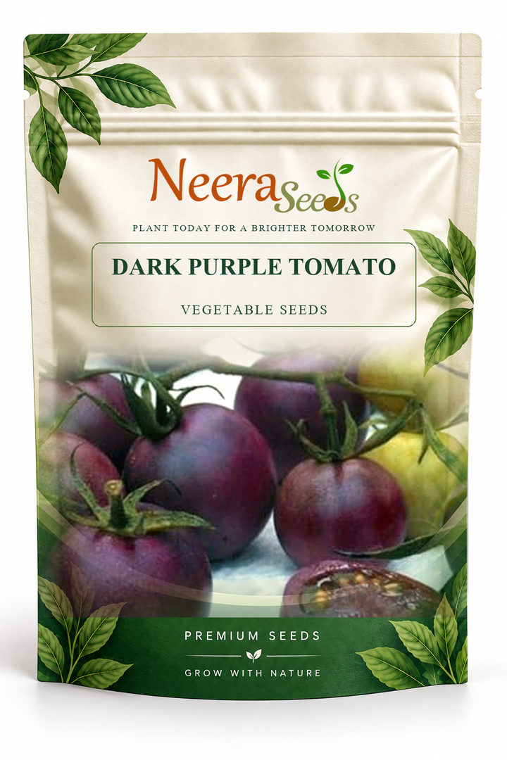 Neera Seeds Packaging Pouch - DARK PURPLE TOMATO VEGETABLE SEEDS